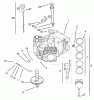 Toro 72110 (270-H) - 270-H Lawn and Garden Tractor, 1998 (8900600-8999999) Ersatzteile CRANKCASE