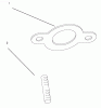 Toro 72110 (270-H) - 270-H Lawn and Garden Tractor, 1998 (8900600-8999999) Ersatzteile EXHAUST