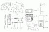 Toro 72110 (270-H) - 270-H Lawn and Garden Tractor, 1998 (8900600-8999999) Ersatzteile HEAD/VALVE/BREATHER
