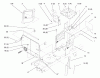 Toro 72110 (270-H) - 270-H Lawn and Garden Tractor, 1998 (8900600-8999999) Ersatzteile HOODSTAND AND FIREWALL