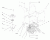Toro 72110 (270-H) - 270-H Lawn and Garden Tractor, 1998 (8900600-8999999) Ersatzteile HYDRO TRANSAXLE