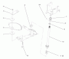 Toro 72110 (270-H) - 270-H Lawn and Garden Tractor, 1998 (8900600-8999999) Ersatzteile LOWER STEERING