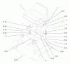 Toro 72110 (270-H) - 270-H Lawn and Garden Tractor, 1998 (8900600-8999999) Ersatzteile SEAT