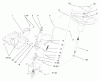 Toro 72110 (270-H) - 270-H Lawn and Garden Tractor, 1998 (8900600-8999999) Ersatzteile STEERING WHEEL AND TILT