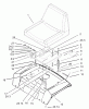 Toro 72116 (270-HE) - 270-HE Lawn and Garden Tractor, 2003 (230000001-230999999) Ersatzteile SEAT ASSEMBLY