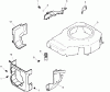 Toro 72200 (410) - 410 Garden Tractor, 2005 (250000001-250999999) Ersatzteile BLOWER HOUSING ASSEMBLY KOHLER CV460S-26518