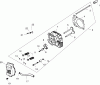 Toro 72200 (410) - 410 Garden Tractor, 2005 (250000001-250999999) Ersatzteile HEAD/VALVE/BREATHER ASSEMBLY KOHLER VS460S-26518