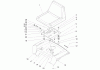 Toro 72200 (410) - 410 Garden Tractor, 2005 (250000001-250999999) Ersatzteile SEAT ASSEMBLY