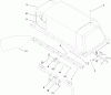 Toro 79214 - 42" Twin Bagger, TimeCutter Z Riding Mowers, 2010 (310000001-310999999) Ersatzteile BAGGER TOP AND HINGE ASSEMBLY