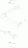 Toro 79214 - 42" Twin Bagger, TimeCutter Z Riding Mowers, 2010 (310000001-310999999) Ersatzteile BAGGER WEIGHT ASSEMBLY