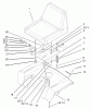 Toro 72200 (416XT) - 416XT Garden Tractor, 2003 (230000001-230999999) Ersatzteile SEAT ASSEMBLY