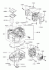 Toro 72201 (417XT) - 417XT Garden Tractor, 2003 (230000001-230999999) Ersatzteile CYLINDER/CRANKCASE ASSEMBLY KAWASAKI FH541V-AS04