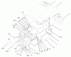 Toro 72201 (417XT) - 417XT Garden Tractor, 2003 (230000001-230999999) Ersatzteile HOOD AND GRILL ASSEMBLY