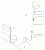 Toro 72201 (417XT) - 417XT Garden Tractor, 2003 (230000001-230999999) Ersatzteile LOWER STEERING WHEEL AND TILT ASSEMBLY