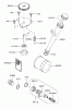 Toro 72201 (417XT) - 417XT Garden Tractor, 2003 (230000001-230999999) Ersatzteile LUBRICATION EQUIPMENT ASSEMBLY KAWASAKI FH541V-AS04