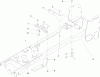 Toro 72201 (420) - 420 Garden Tractor, 2005 (250000001-250999999) Ersatzteile FRAME ASSEMBLY