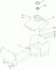 Toro 72201 (420) - 420 Garden Tractor, 2005 (250000001-250999999) Ersatzteile FUEL TANK ASSEMBLY