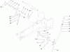 Toro 72201 (420) - 420 Garden Tractor, 2005 (250000001-250999999) Ersatzteile MANUAL LIFT LEVER ASSEMBLY