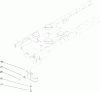 Toro 72201 (420) - 420 Garden Tractor, 2005 (250000001-250999999) Ersatzteile PTO STOP ASSEMBLY