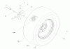 Toro 72201 (420) - 420 Garden Tractor, 2005 (250000001-250999999) Ersatzteile REAR WHEEL ASSEMBLY