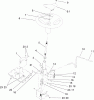 Toro 72201 (420) - 420 Garden Tractor, 2005 (250000001-250999999) Ersatzteile STEERING WHEEL AND TILT ASSEMBLY