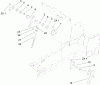 Toro 72202 (430) - 430 Garden Tractor, 2005 (250000001-250999999) Ersatzteile MANUAL LIFT LEVER ASSEMBLY