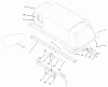 Toro 79215 - 38" Twin Bagger, TimeCutter Z Riding Mowers, 2005 (250000001-250999999) Ersatzteile BAG TO MOWER ASSEMBLY