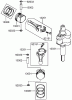 Toro 72212 (430) - 430 Garden Tractor, 2005 (250000001-250999999) Ersatzteile PISTON AND CRANKSHAFT ASSEMBLY KAWASAKI FH580V-DS06
