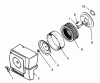 Toro 73320 (310-8) - 310-8 Garden Tractor, 1993 (3900001-3999999) Ersatzteile AIR INTAKE