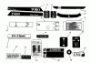 Toro 73320 (310-8) - 310-8 Garden Tractor, 1993 (3900001-3999999) Ersatzteile DECALS