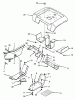 Toro 73320 (310-8) - 310-8 Garden Tractor, 1993 (3900001-3999999) Ersatzteile FENDER AND SUPPORTS
