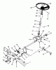 Toro 73320 (310-8) - 310-8 Garden Tractor, 1993 (3900001-3999999) Ersatzteile FRONT AXLE AND STEERING