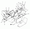 Toro 73320 (310-8) - 310-8 Garden Tractor, 1993 (3900001-3999999) Ersatzteile HOOD STAND AND SUPPORT