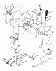 Toro 73320 (310-8) - 310-8 Garden Tractor, 1993 (3900001-3999999) Ersatzteile MANUAL LIFT LINKAGE