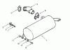 Toro 73320 (310-8) - 310-8 Garden Tractor, 1993 (3900001-3999999) Ersatzteile MUFFLER