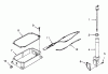 Toro 73320 (310-8) - 310-8 Garden Tractor, 1993 (3900001-3999999) Ersatzteile OIL PAN AND DIPSTICK