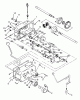 Toro 73320 (310-8) - 310-8 Garden Tractor, 1993 (3900001-3999999) Ersatzteile TRANSMISSION 8-SPEED #1
