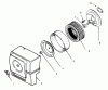 Toro 73362 (312-8) - 312-8 Garden Tractor, 1994 (4900001-4999999) Ersatzteile AIR INTAKE