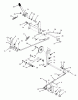 Toro 73362 (312-8) - 312-8 Garden Tractor, 1994 (4900001-4999999) Ersatzteile CLUTCH, BRAKE AND SPEED CONTROL LINKAGE