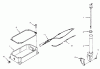 Toro 73362 (312-8) - 312-8 Garden Tractor, 1994 (4900001-4999999) Ersatzteile OIL PAN AND DIPSTICK
