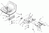 Toro 73362 (312-8) - 312-8 Garden Tractor, 1994 (4900001-4999999) Ersatzteile SEAT