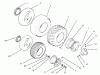 Toro 73362 (312-8) - 312-8 Garden Tractor, 1994 (4900001-4999999) Ersatzteile WHEELS AND TIRES