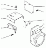 Toro 73363 (312-8) - 312-8 Garden Tractor, 1996 (6900001-6999999) Ersatzteile BAFFLES AND SHROUDS