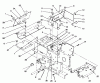 Toro 73363 (312-8) - 312-8 Garden Tractor, 1996 (6900001-6999999) Ersatzteile CONSOLE-GEAR
