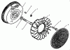 Toro 73363 (312-8) - 312-8 Garden Tractor, 1996 (6900001-6999999) Ersatzteile FLYWHEEL