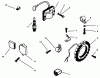 Toro 73363 (312-8) - 312-8 Garden Tractor, 1996 (6900001-6999999) Ersatzteile IGNITION SYSTEM