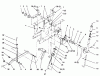Toro 73363 (312-8) - 312-8 Garden Tractor, 1996 (6900001-6999999) Ersatzteile MANUAL LIFT SYSTEM