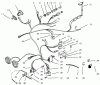 Toro 73363 (312-8) - 312-8 Garden Tractor, 1997 (7900001-7999999) Ersatzteile 312-8 WIRE HARNESS ATTACHMENT & COMPONENT-S