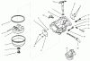 Toro 73363 (312-8) - 312-8 Garden Tractor, 1997 (7900001-7999999) Ersatzteile CARBURETOR