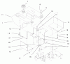 Toro 73363 (312-8) - 312-8 Garden Tractor, 1997 (7900001-7999999) Ersatzteile FUEL TANK ASSEMBLY